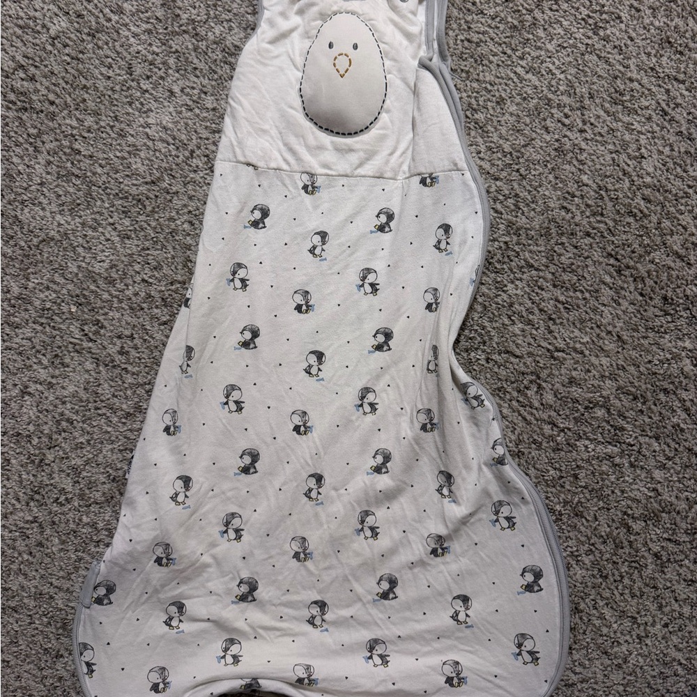 Nested bean and Woolino Swaddle